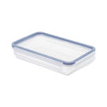 Rotho - Rotho Vershouddoos 1 l vlak clic & lock blauw | 2 stuks