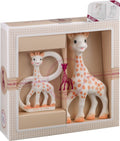 Sophie De Giraf - Sophie De Giraf sophiesticated cadeauset - baby speelgoed - & so pure bijtring - kraamcadeau – babyshower cadeau - 4-delig