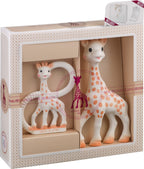 Sophie De Giraf - Sophie De Giraf sophiesticated cadeauset - baby speelgoed - & so pure bijtring - kraamcadeau – babyshower cadeau - 4-delig