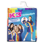 K3 verkleedjurk - regenboog blauw, 6-8 jaar