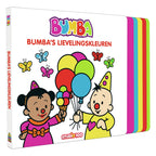 Studio 100 bumba kartonboek met trapjes - bumba's lievelingskleuren