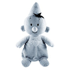 Bumba knuffel corduroy blauw, 35 cm