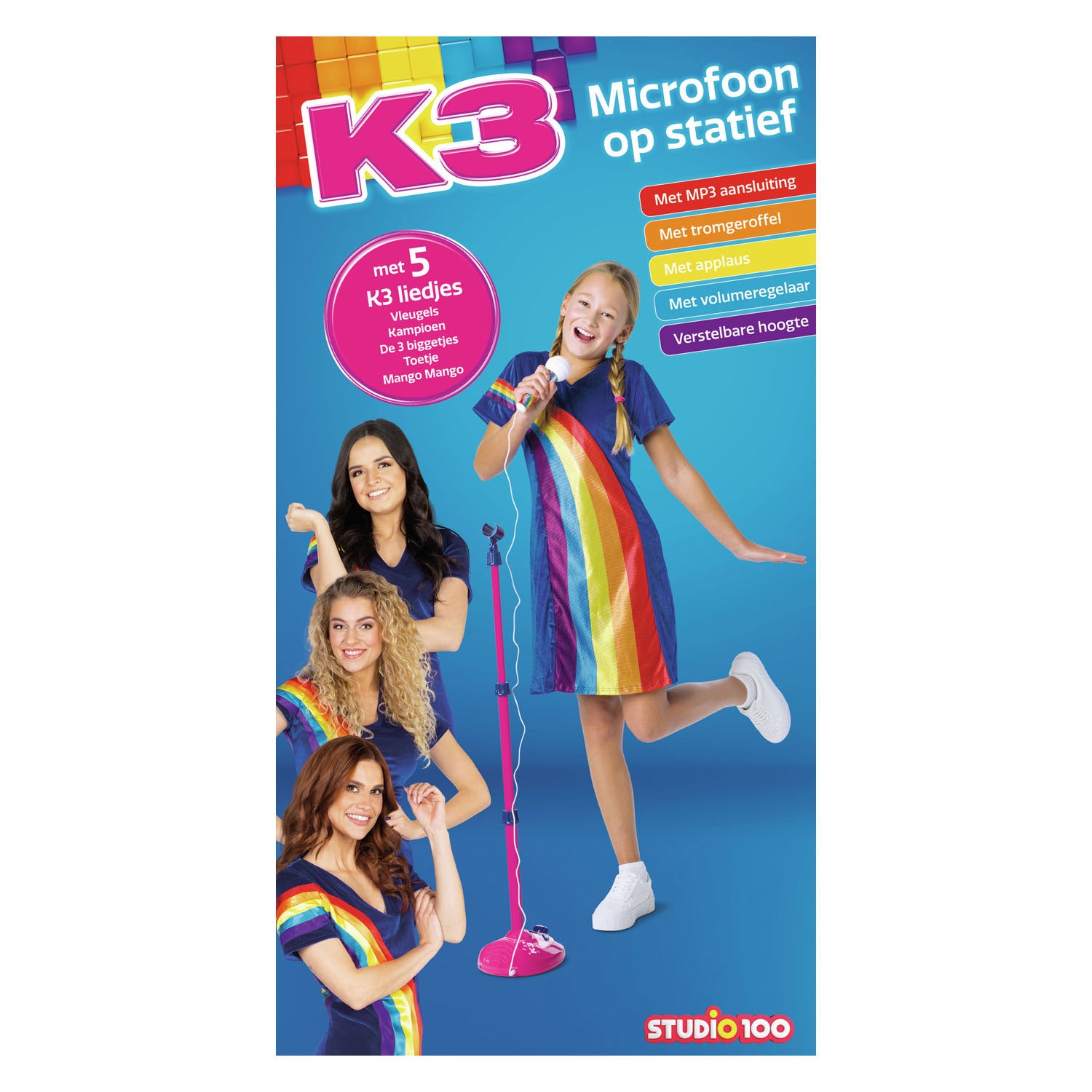 Studio 100 - Studio 100 K3 microfoon op statief