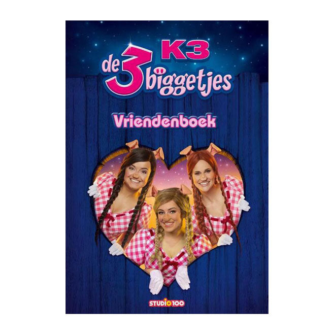 Studio 100 k3 vriendenboek - de 3 biggetjes
