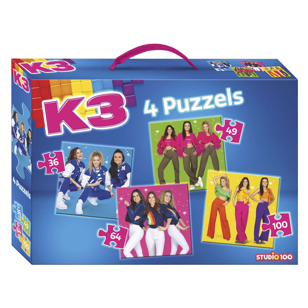 K3 - K3 4in1 puzzel - sterretjes