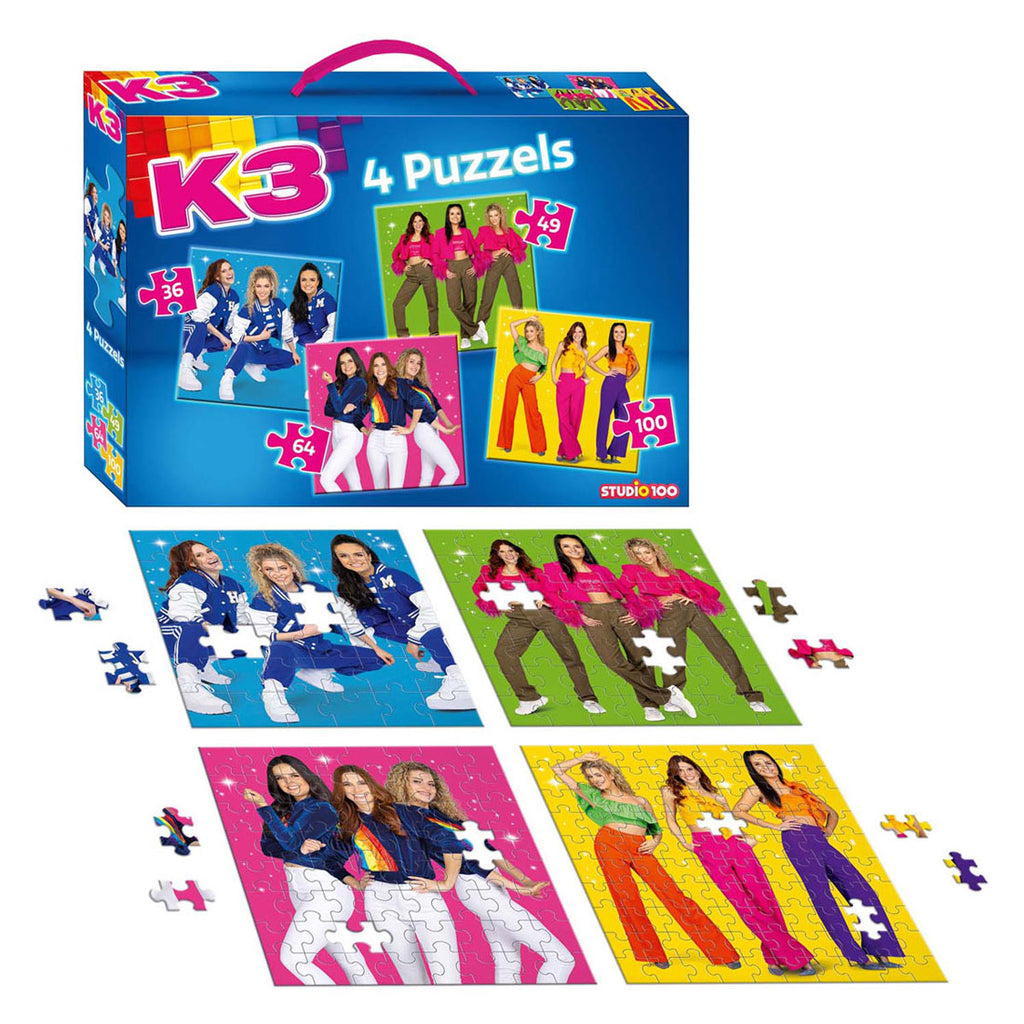 K3 - K3 4in1 puzzel - sterretjes