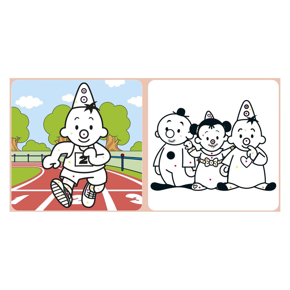 Bumba - Bumba kleurboek - kleuren op kleur