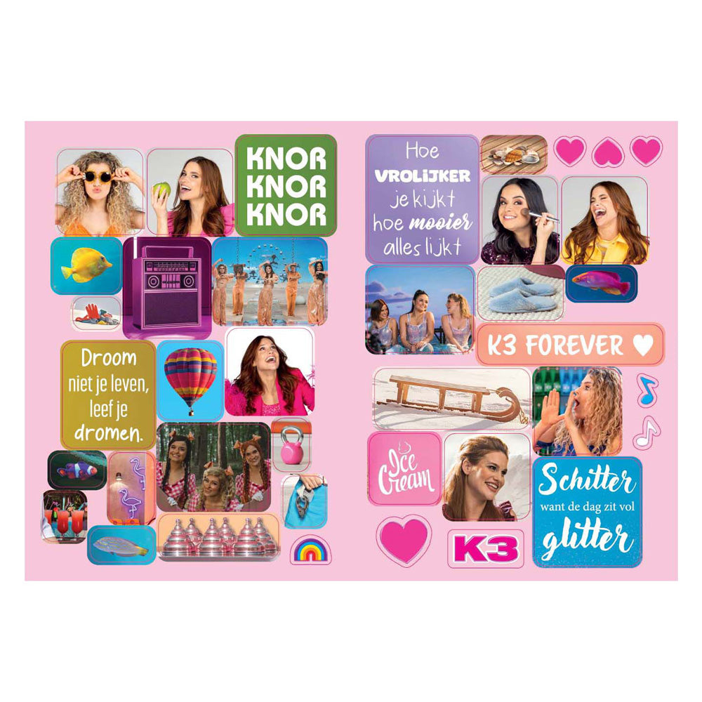 Studio 100 - Studio 100 K3 stickerboek - stickerfun xl