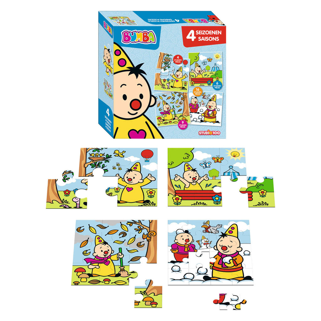 Studio 100 bumba 4 in 1 puzzel - seizoenen