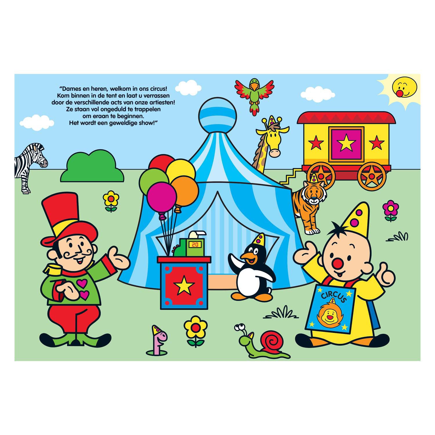 Studio 100 - Studio 100 Bumba kartonboek a4 - in het circus
