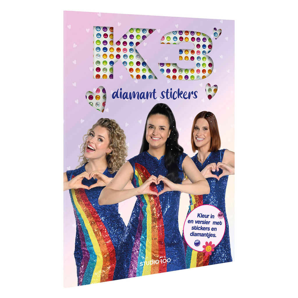 Studio 100 - Studio 100 K3 kleurboek - diamant stickers