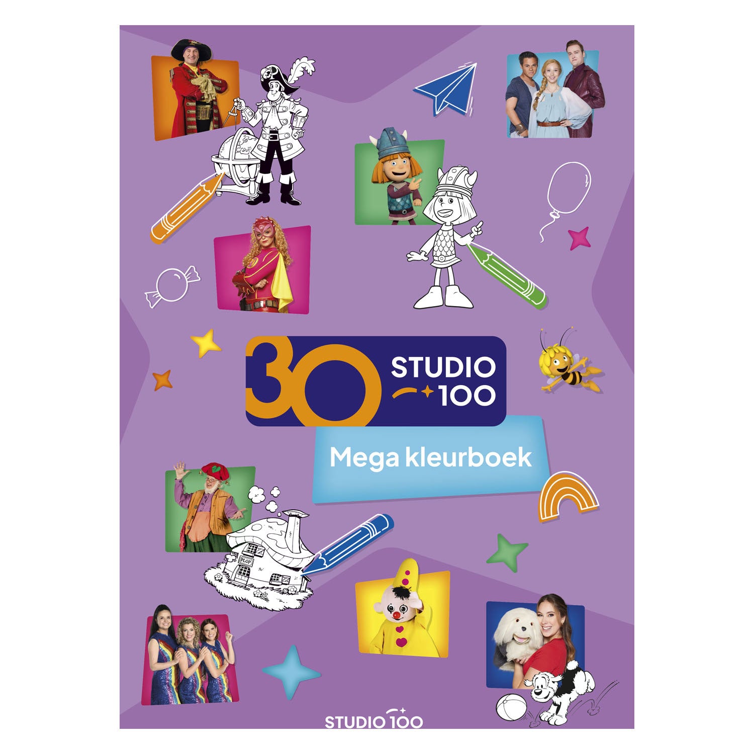 Studio 100 - Studio 100 mega kleurboek - 30 jaar