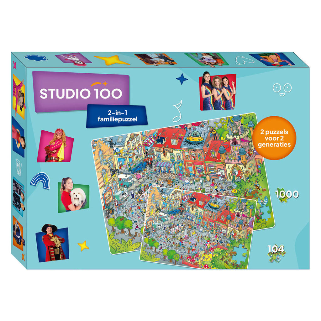 Studio 100 2-in-1 familiepuzzel - 30 jaar