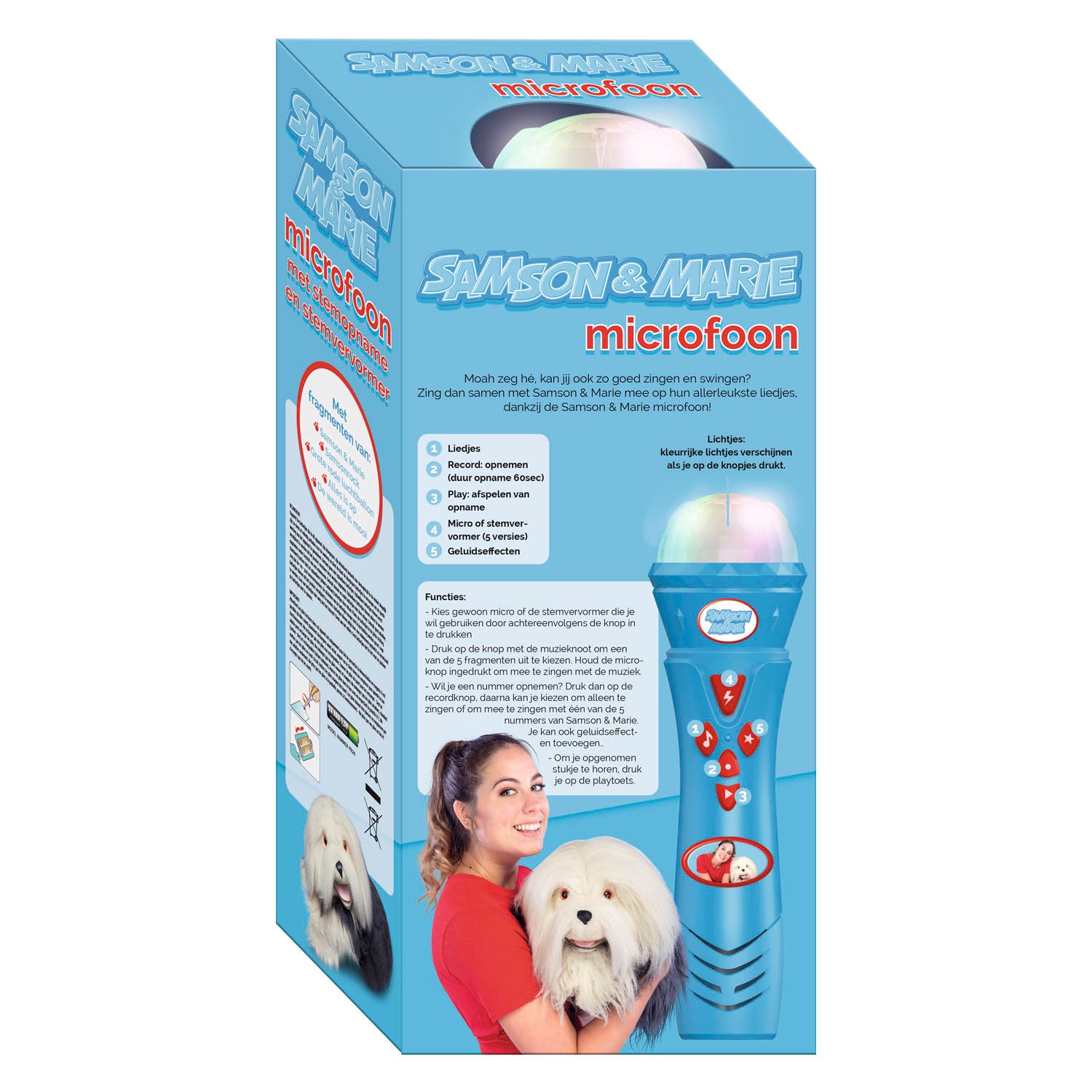 Studio 100 samson marie microfoon met stemopname