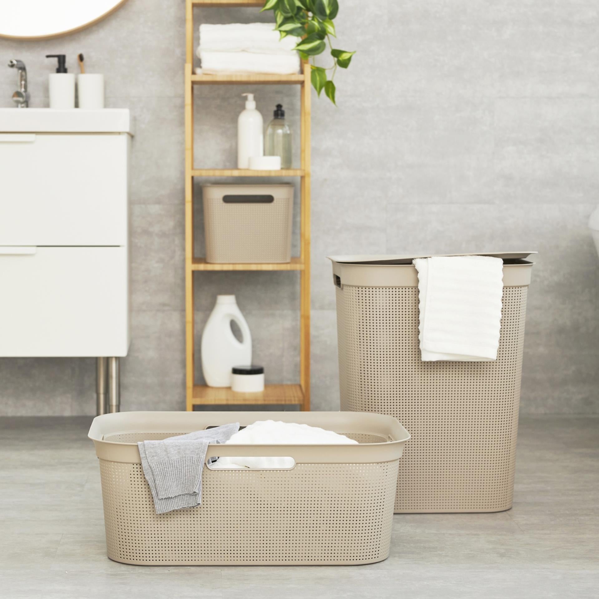 Rotho - Rotho wasverzamelaar brisen 50 l cappuccino
