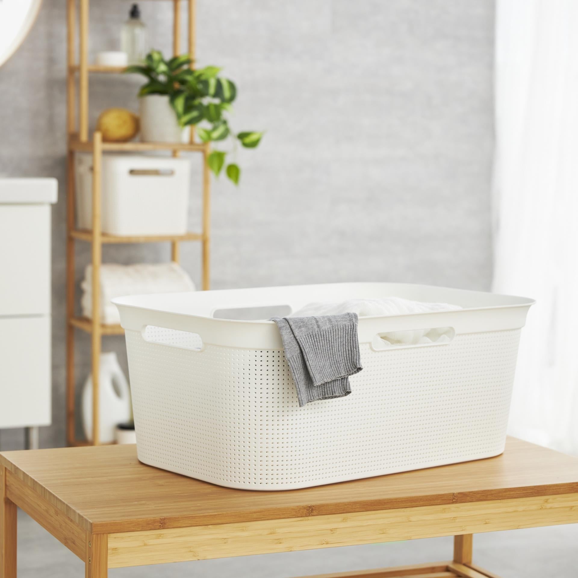 Rotho - Rotho flexibele wasmand brisen 41 l wit