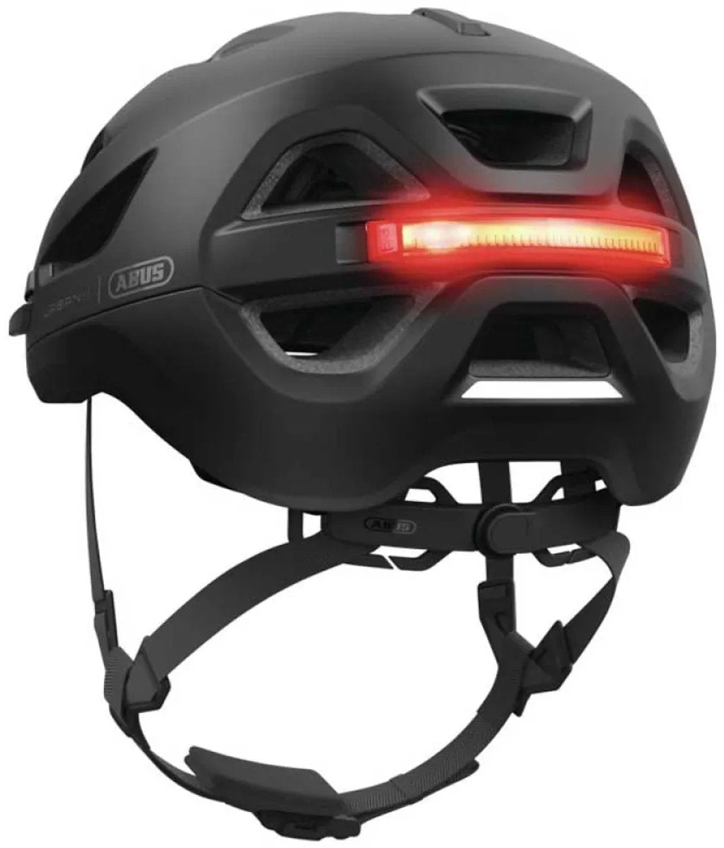ABUS - ABUS Fietshelm urban-i 4.0 ace velvet black s - 51-55 cm - zwart - geschikt voor gebruik op elektrische fietsen - stadsfietsen - 260 g
