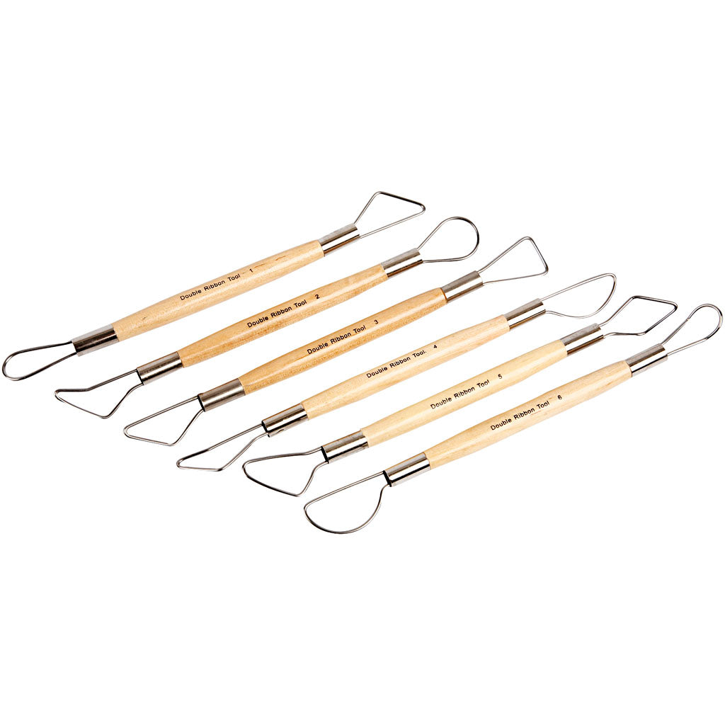 Creativ Company - Creativ Company Https://www.cchobby.nl/kleilusgereedschappen-ronde-kanten-l-20-cm-6-stuk-1-doos