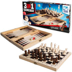 Clown Games - 3in1 spellendoos hout
