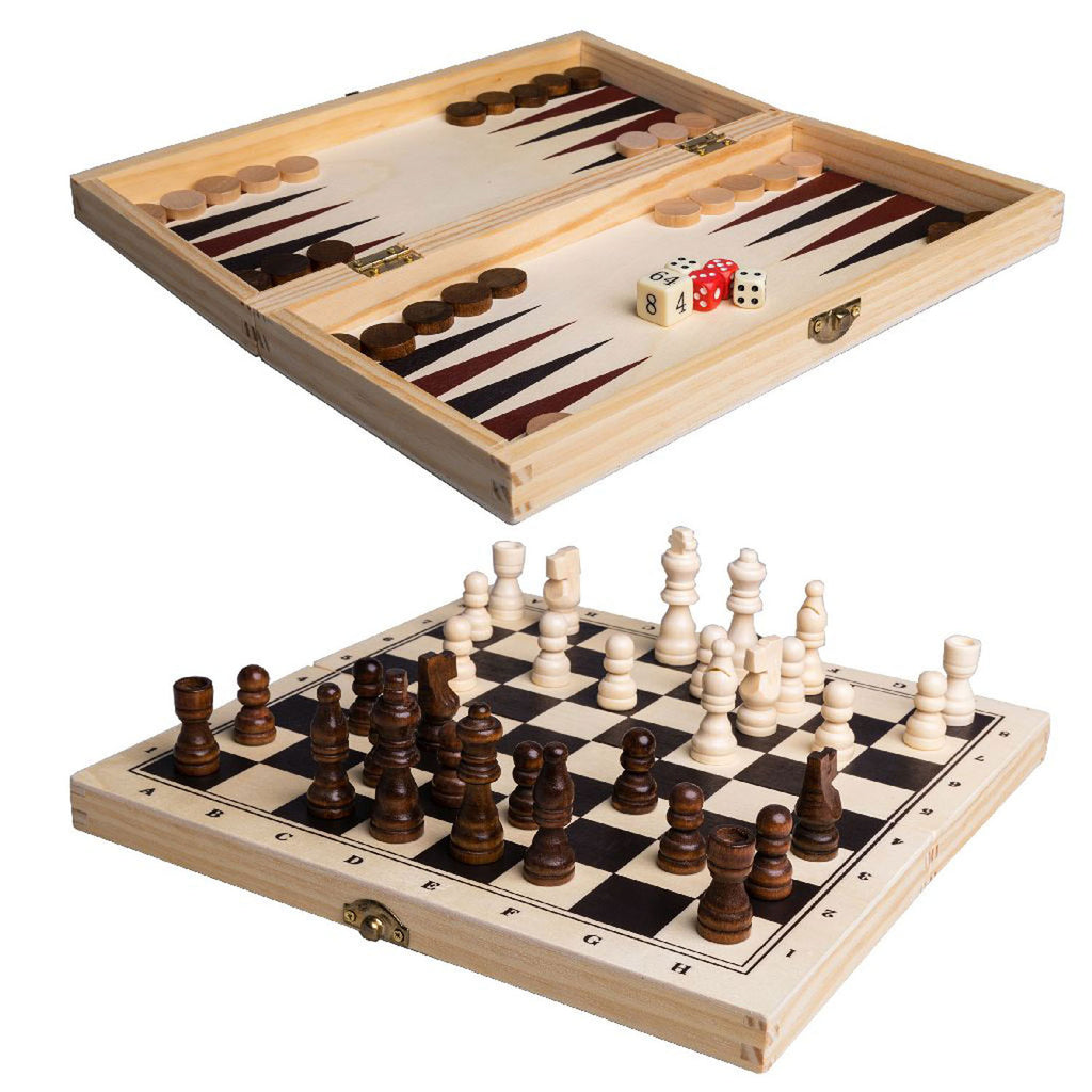 Clown Games - 3in1 spellendoos hout