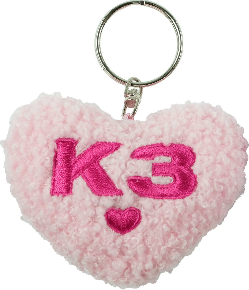 K3 sleutelhanger pluche hart