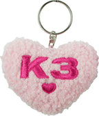 K3 sleutelhanger pluche hart