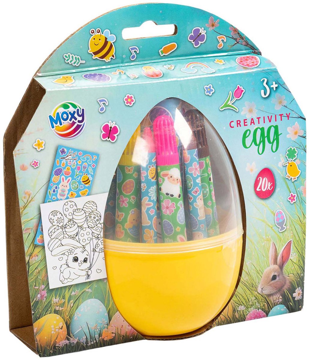Creative Craft Group - Creative Craft Group Set knutselen met pasen - incl. markers en krijtjes