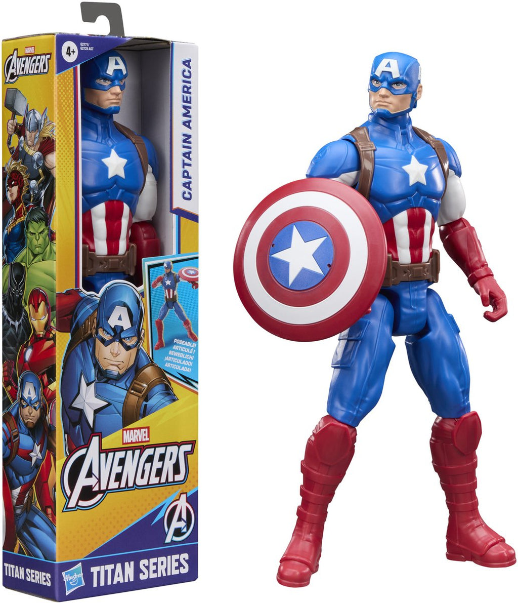 Hasbro - Hasbro Marvel avengers titan series captain america speelfiguur