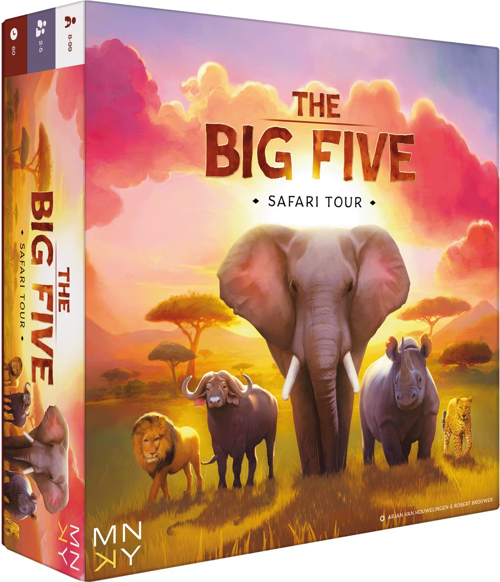 MNKY Entertainment - MNKY Entertainment The big five bordspel