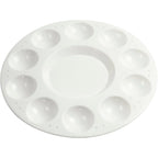 Creativ Company - Creativ Company Https://www.cchobby.nl/palet-rond-palet-met-11-vakken-d-17-cm-wit-1-stuk