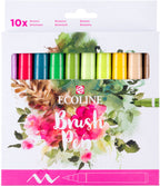 Ecoline brush pen set botanisch | 10 colours
