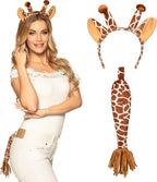 Boland - set giraffe - volwassenen - vrouwen - giraffe - dieren -safari one size