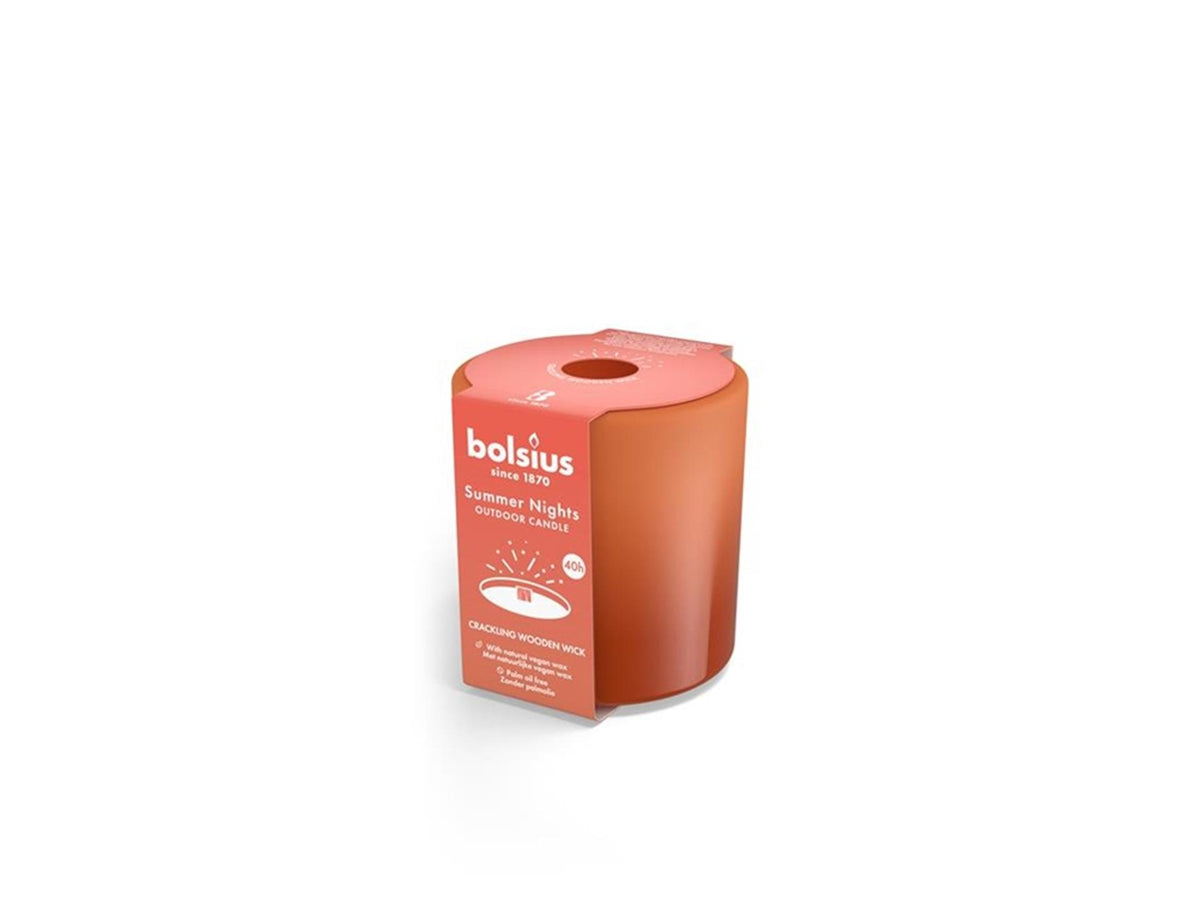 Bolsius summer nights buiten kaars terracotta