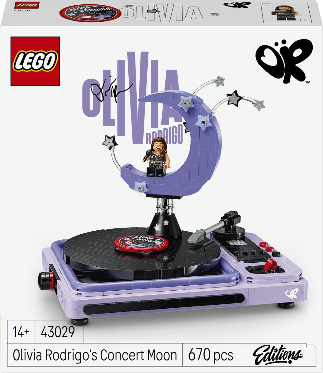 LEGO - editions olivia rodrigo's concertmaan muziek bouwpakket voor kinderen en tieners - 43029