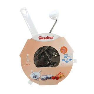 Metaltex - Metaltex passeerzeef 20 cm rvs/wit