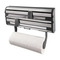 Leifheit rollenhouder parat royal - zwart rvs