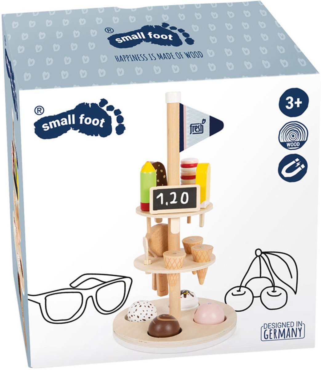 Small Foot - houten ijsjes met houder 15dlg.
