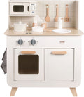 Classic World - houten speelkeuken chef 11-delig speelgoedkeuken wit.
