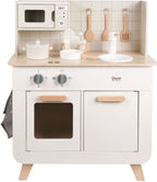Classic World - houten speelkeuken chef 11-delig speelgoedkeuken wit.