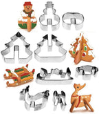 Koopman uitsteekvormenset 3d kerstkoekjes, 8dlg.