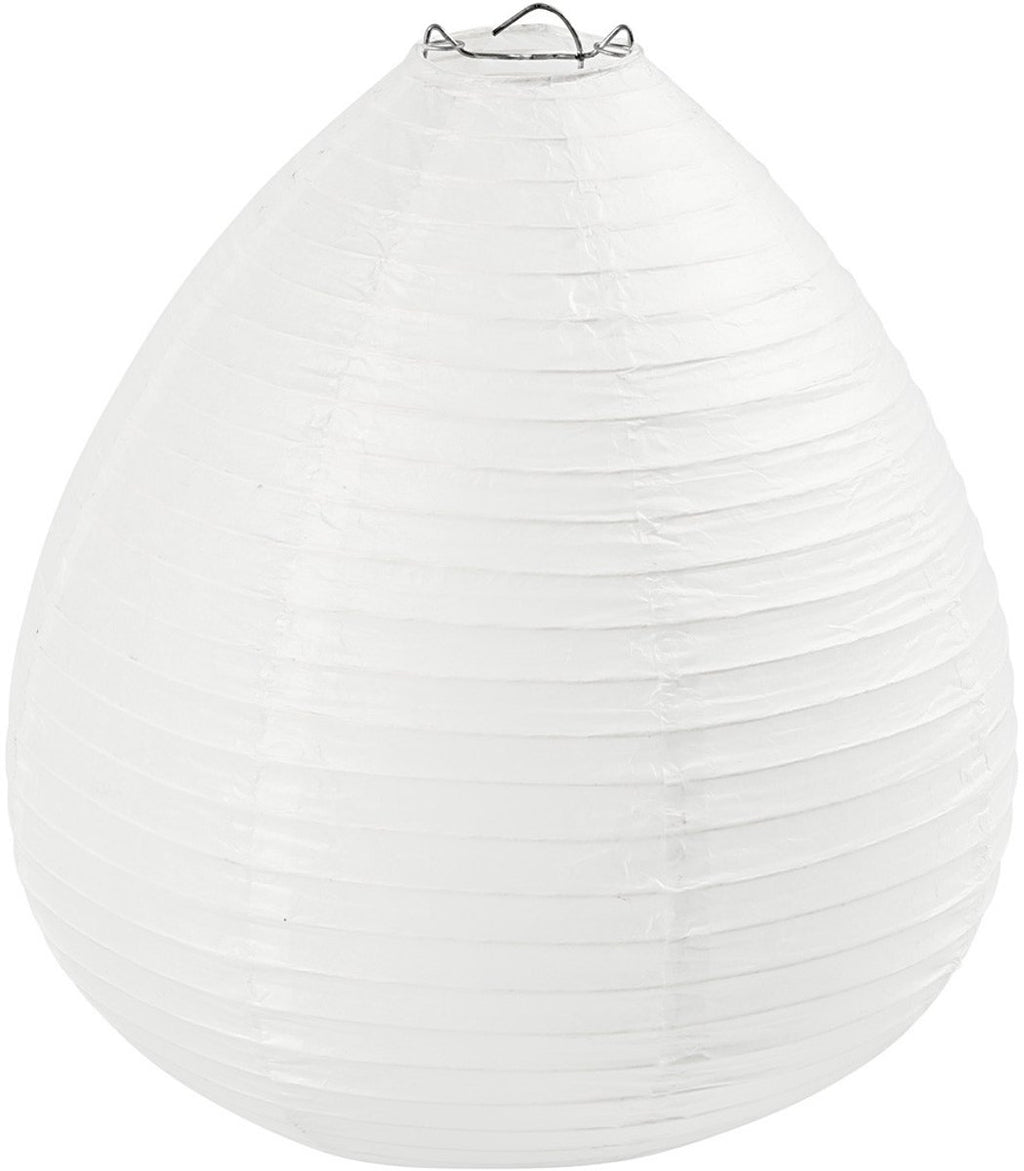 Creativ company rijstpapier lamp wit druppel, 27cm