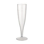 Duni champagneglazen crystallo plastic 10 stuks | 5 stuks