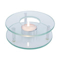 Overige merken thee rechaud warmhoudplaat glas | 3 stuks