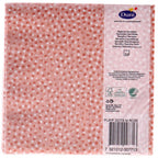 Duni servetten playful dots mellow rose 33x33 cm | 4 stuks
