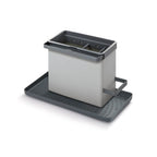 Metaltex kitchen helpers tidy tex gootsteen organiser 24x13x14 cm grijs
