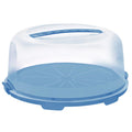 Rotho - Rotho fresh taartdoos 34.5x35.5x16.5 cm horizon blauw/transparant