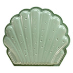 Zand- en waterschelp groen pastel - 2dlg.