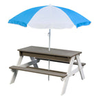SwingKing - SwingKing kinderpicknicktafel waterfun met parasol