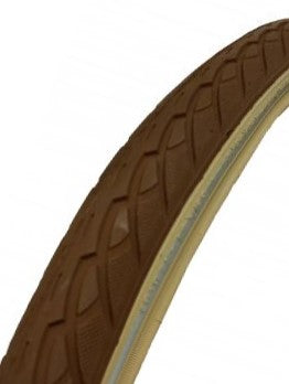 Deli tire pneu extérieur 28x1,75 47-622 marron/crème brise-reflet