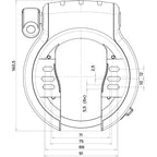 Axa ringslot defender rl spatbord grijs zwart art2 op kaart nv